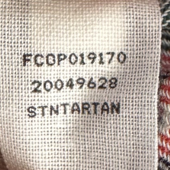 Filson Casual Mens Shirt Red/Green Plaid Button‎ down Long Sleeves Size Small - Picture 6 of 10